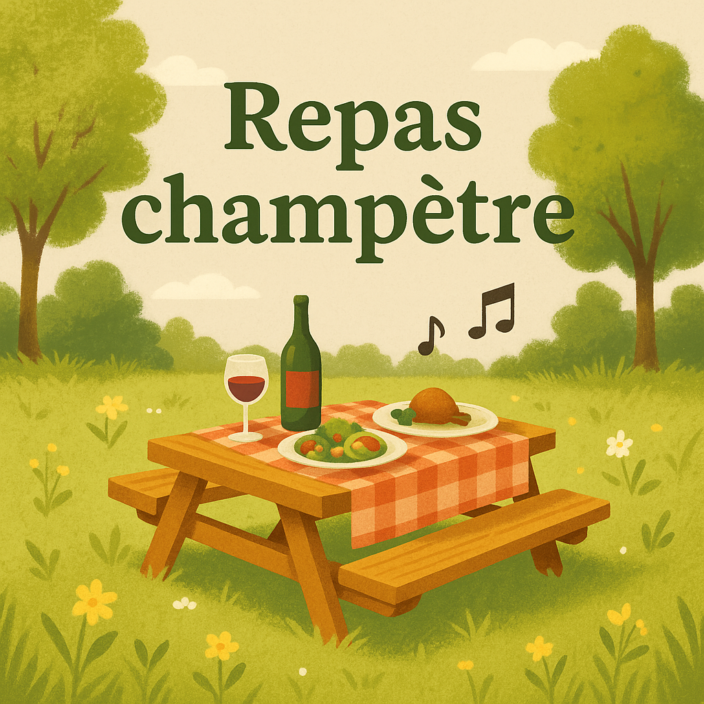 🌿 Repas champêtre à Gendreville – Un moment de détente à la campagne