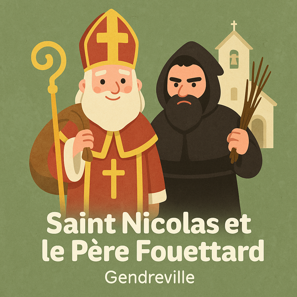 🎅 Saint Nicolas et le Père Fouettard font halte à Gendreville !