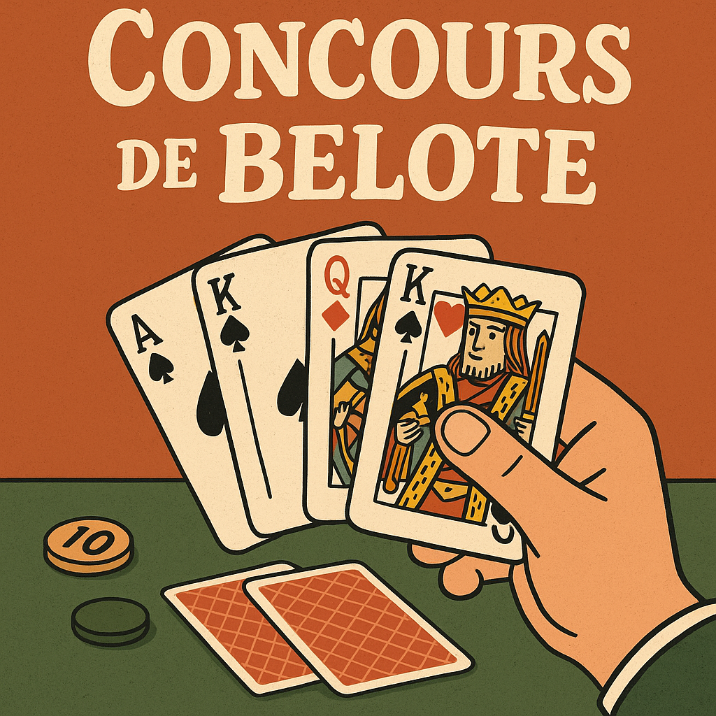 🃏 Concours de Belote à Gendreville – Qui aura la meilleure main ?