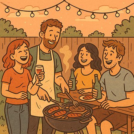 🔥 Soirée Barbecue au Village – Aire de Drojus 🌭🍻